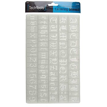 20mm Old English Lettering Stencil