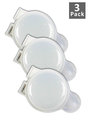 Culinary Elements Microwavable Egg Muffin Pan with Lid Nonstick  Microwave Safe Perfect for Breakfast Sandwiches