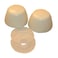 LASCO 043915 Almond Oval Plastic Universal Fit 1Pair Toilet Bolt Cap