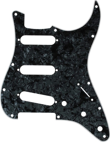 Fender Modern Pickguard Stratocaster 11Hole  Black Moto