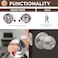 Copper Creek BK2040SS Ball Door Knob Keyed Entry Function 1 Pack in Satin Stainless