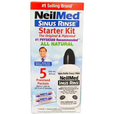 NeilMed Sinus Rinse Starter Kit 1 Each Pack of 6