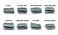 Red Devil 3332 Steel Wool MultiGrade Pack 6 Pads Gray 6 Count