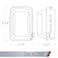 TayMac MM410C Single HorizontalVertical Mount 1Gang Weatherproof InUse Electrical Outlet Cover for Home Improvement 275 in Clear