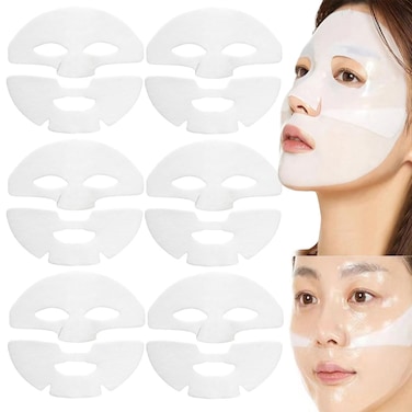 Vbolre Bio Collagen Face Mask Overnight BioCollagen Deep Collagen AntiWrinkle Lifting Mask Korean Skin Care Face Mask Sheet Improve Moistur Elasticity and Wrinkle 6Pcs