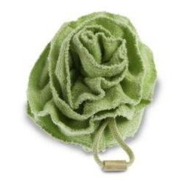 Urban Spa Natural Bamboo Bath and Shower Pouf