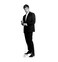 Cardboard People Bruce Lee Suit Life Size Cardboard Cutout Standup