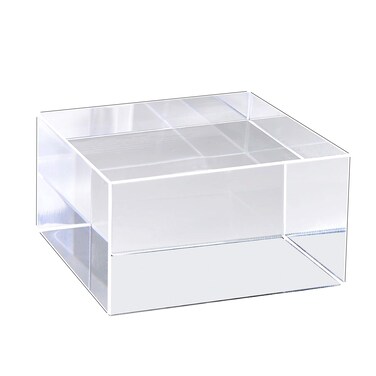 Mirart Clear Acrylic Cube 334 x 334 x 2