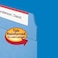 Smead File Folder Reinforced StraightCut Tab Letter Size Blue 100 per Box 12010