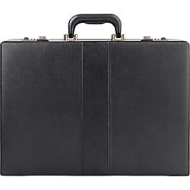 Solo Grand Central Attach Briefcase with Combination Locks Black