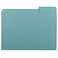 Smead Interior File Folder 13Cut Tab Letter Size Aqua 100 per Box 10235