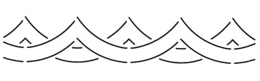 Quilting Creations Scallop Border Quilt Stencil