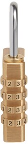 Master Lock Fortress Padlock Set Your Own Combination Luggage Lock 1316 in Wide 627DGold