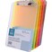Sparco Products 01866 Plastic Clipboardw Flat Clip9Inch x12Inch Neon Orange