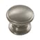 Hickory Hardware 1 Pack Solid Core Kitchen Cabinet Knobs Luxury Cabinet and Dresser Knobs Handle Pulls for Doors  Drawers 114 Inch Stainless Steel Williamsburg Collection