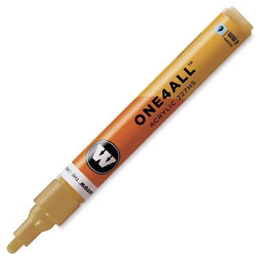 MOLOTOW ONE4ALL Acrylic Paint Marker 4mm Ochre Brown Light 1 Each 227225