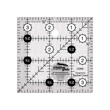 Creative Grids Quilt Ruler 312in Square  CGR3