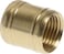 The Hillman Group 54027 Short Coupling 18 by 18 by 12Inch 5PackBrass