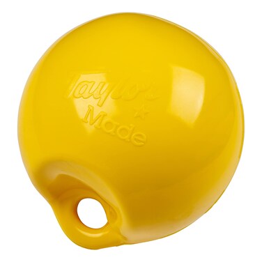 TaylorMade Personal Watercraft BuoyNeon Yellow  Quick Attaching with Flex Areas for Conforming FitInflation Valve for Pressure AdjustmentIncludes Suction Cup Securing Line2020108683
