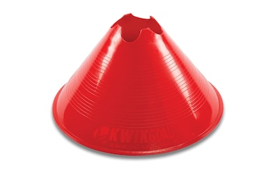 Kwik Goal Jumbo Disc Cones Red Pack of 12 6Inch x 11Inch