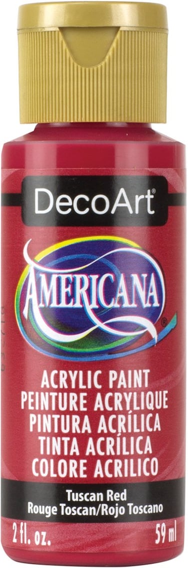 DecoArt Americana Acrylic Paint 2Ounce Tuscan Red