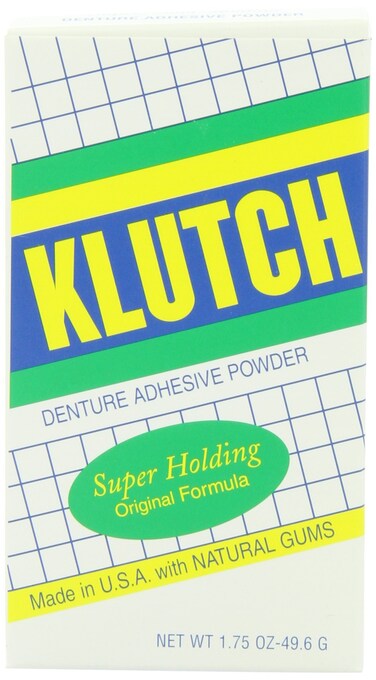 Klutch Denture Adhesive Powder 175 Ounces
