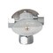 Eastman 58 Inch OD Compression x 38 Inch OD Compression 12 Inch Nom Dual OutletDual Handle Stop Valve Brass Plumbing Fitting Chrome 04352LF