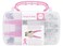 We R Memory Keepers CropADile Eyelet Setter and Snap Punch Kit Pink Includes 100 Eyelets Comfort Handle for 18 or 316 Inch Holes Metal Craft Paper Leather Fabric and More