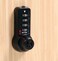 CombiCam 7432LBLACK and Keys Ultra Combination Cam Lock 1 18 Black