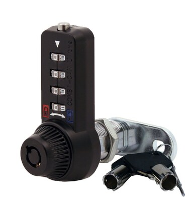 CombiCam 7432LBLACK and Keys Ultra Combination Cam Lock 1 18 Black
