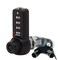 CombiCam 7432LBLACK and Keys Ultra Combination Cam Lock 1 18 Black