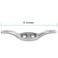 National Hardware N223347 3200BC Rope Cleat in Nickel6 Inch