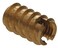 Hillman Brass Wood Insert 632 Thread x 1164 Drill Size