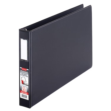 Cardinal 12122 Premier Easy Open 11 x 17 Locking SlantD Ring Binder 1 12 Cap Black