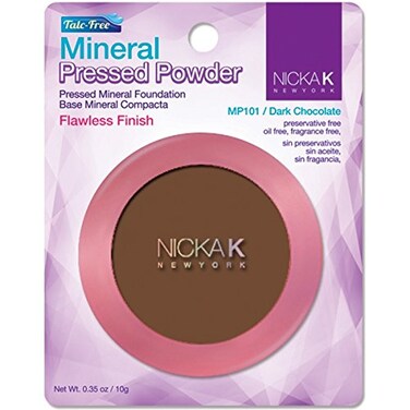 NICKA K New York Mineral Pressed Powder 035oz MP105 Almond