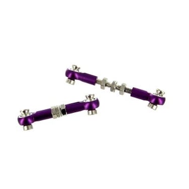 Redcat Racing Turnbuckle with Machined Aluminum Rod Ends 2 Piece Purple
