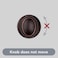 Baldwin Carnaby Half Dummy Door Knob NonTurning Door Handle for Closet French Door With Microban Protection in Venetian Bronze