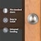 Baldwin Alcott Half Dummy Door Knob NonTurning Door Handle for Closet French Door With Microban Protection in Satin Nickel