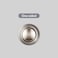 Baldwin Alcott Half Dummy Door Knob NonTurning Door Handle for Closet French Door With Microban Protection in Satin Nickel