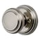 Baldwin Alcott Half Dummy Door Knob NonTurning Door Handle for Closet French Door With Microban Protection in Satin Nickel