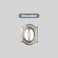 Baldwin Carnaby Half Dummy Door Knob NonTurning Door Handle for Closet French Door With Microban Protection in Satin Nickel