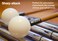Timber Drum Co T2HP MADE IN USA Pair of Hard Polymer Mallets for Energy Chime Xylophone Wood Block and Bells