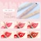Flortte Jelly Lipstick Florette Chinese Makeup Nice to Meet Chu First Kiss Heart Shaped Lipstick Lip Pen Watery Mirror Clear Nourishing Lip Jelly Makeup NonSticky Plumping Lips 03