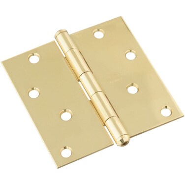 National Hardware N195693 V513 Door Hinge in Solid Brass4 Inch