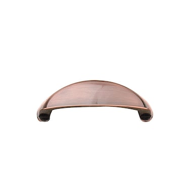 Richelieu Hardware BP239164194 Monceau Collection 2 12inch 64 mm CentertoCenter Antique Copper Traditional Cup Shaped Cabinet and Drawer Pull Handle for Kitchen Bathroom and Furniture