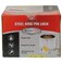 RoadPro RPKPSL2 HeavyDuty Steel King Pin LockSilver