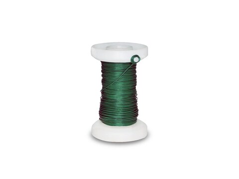 Multicraft Imports Craft Dcor FL032 Floral 30G Grn 36M Spool Wir