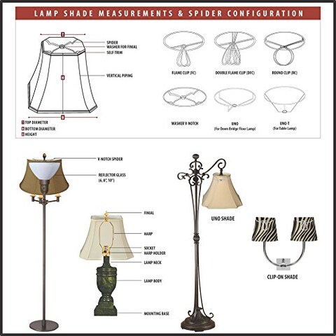 Royal Designs Inc BS74816BLKGL Royal Designs Shallow Drum English Box Pleat Basic Lamp Shade Black with Gold 15 x 16 x 10 15 x 16 x 10