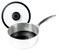 Black Cube Quick Release Cookware Saucepan with Lid 8Inch25 Quart