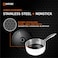 Black Cube Quick Release Cookware Saucepan with Lid 8Inch25 Quart